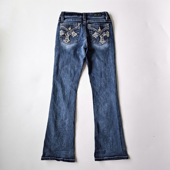 Stella in Dreams Bootcut Jeans 11/30 Mid Rise Embellished Western Y2K Bling - Picture 10 of 16